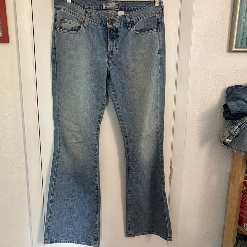 Old Navy Light Blue Flare Jeans